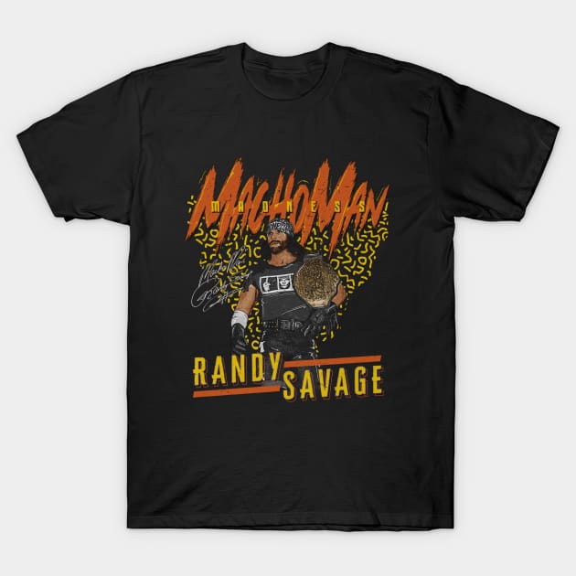 Macho Man nWo Championship T-Shirt by MunMun_Design